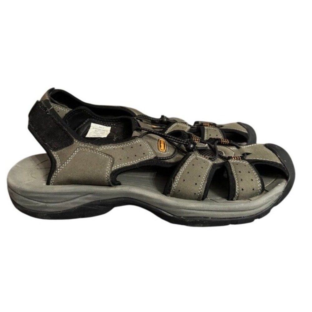 Northside Mens Burke II Closed Toe Hiking Sport Sandals Olive Green Black Sz 13
